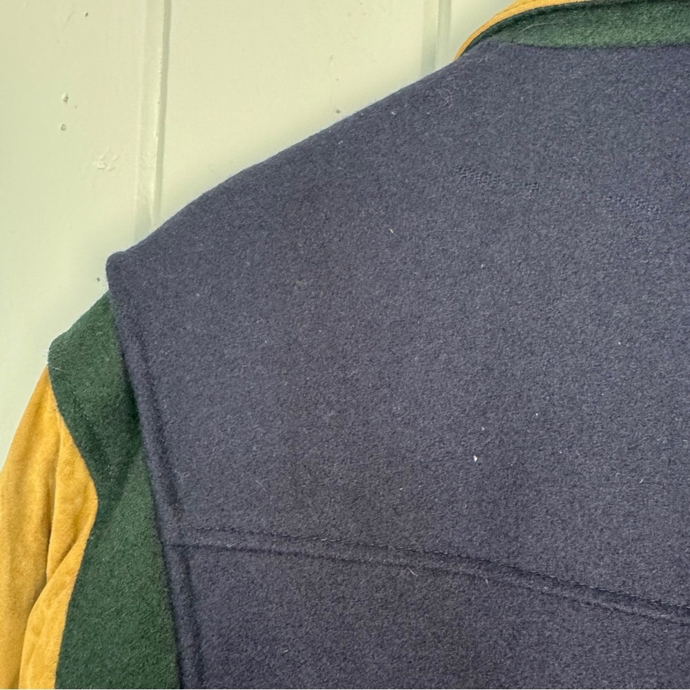 Vtg Cripple‎ Creek Rodeo Letterman Leather Varstiy Jacket Mens medium Made USA - Picture 16 of 16